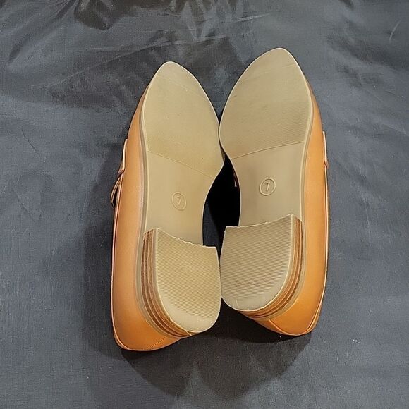 A.NEW.DAY POINTED TOE SLIP-ON CLOVER LOAFER FLAT SHOE - Picture 12 of 15